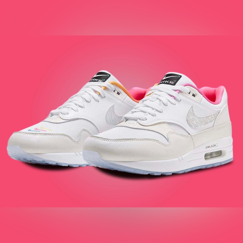 Nike air max 1 unlock your space tennis shoe sneaker men’s 8.5 women’s 10 New